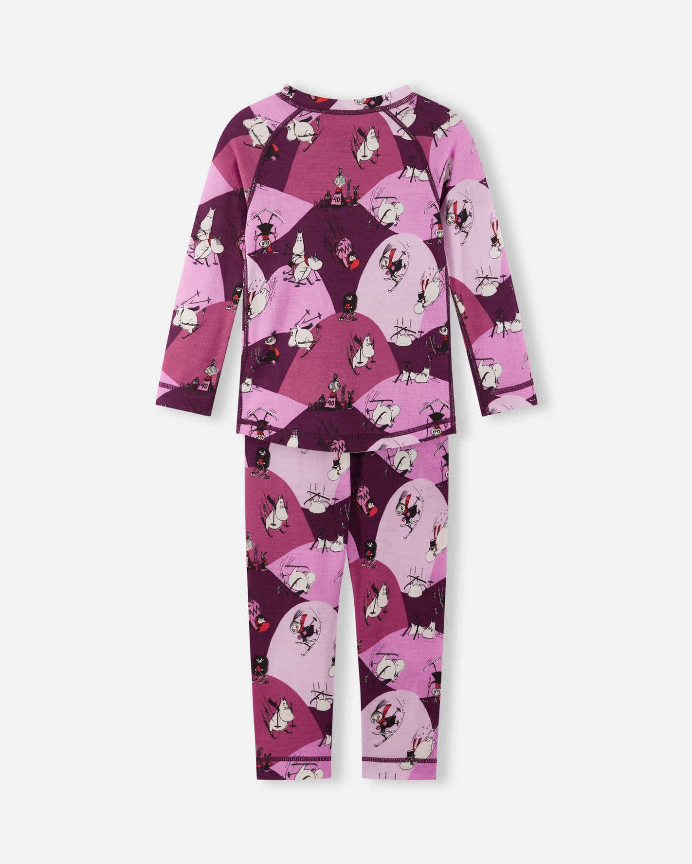 Toddlers' wool mix base-layer set Moomin Trivsam Winter