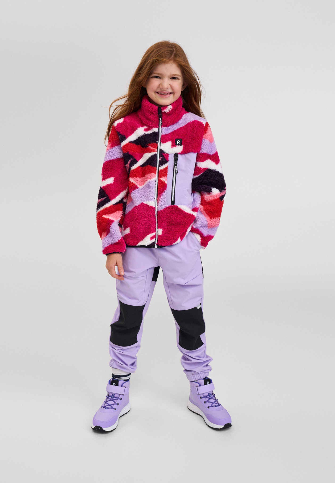 Kids' pile fleece jacket Turilas Winter