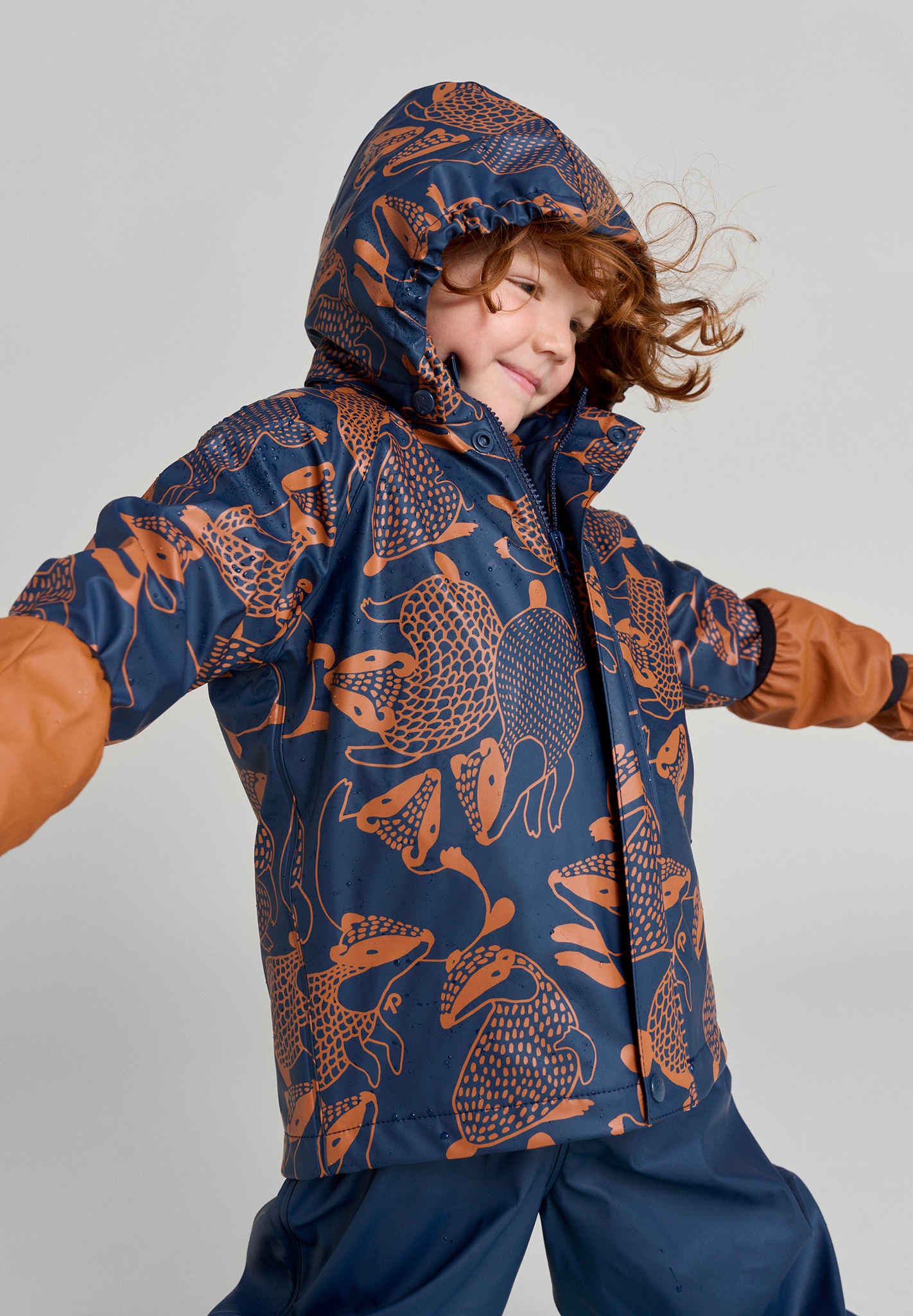 Kids' fleece lined rain bib Loiske Outerwear