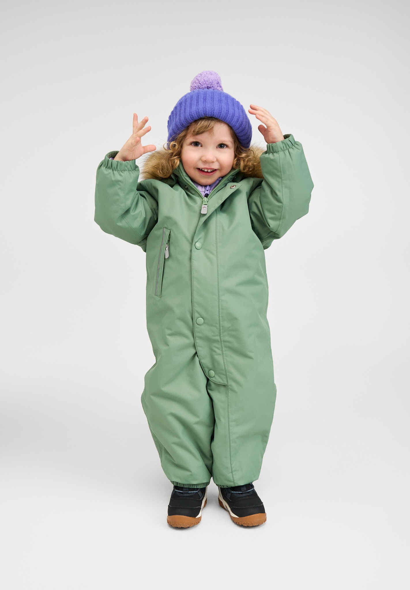 Toddlers' waterproof snowsuit Gotland Winter