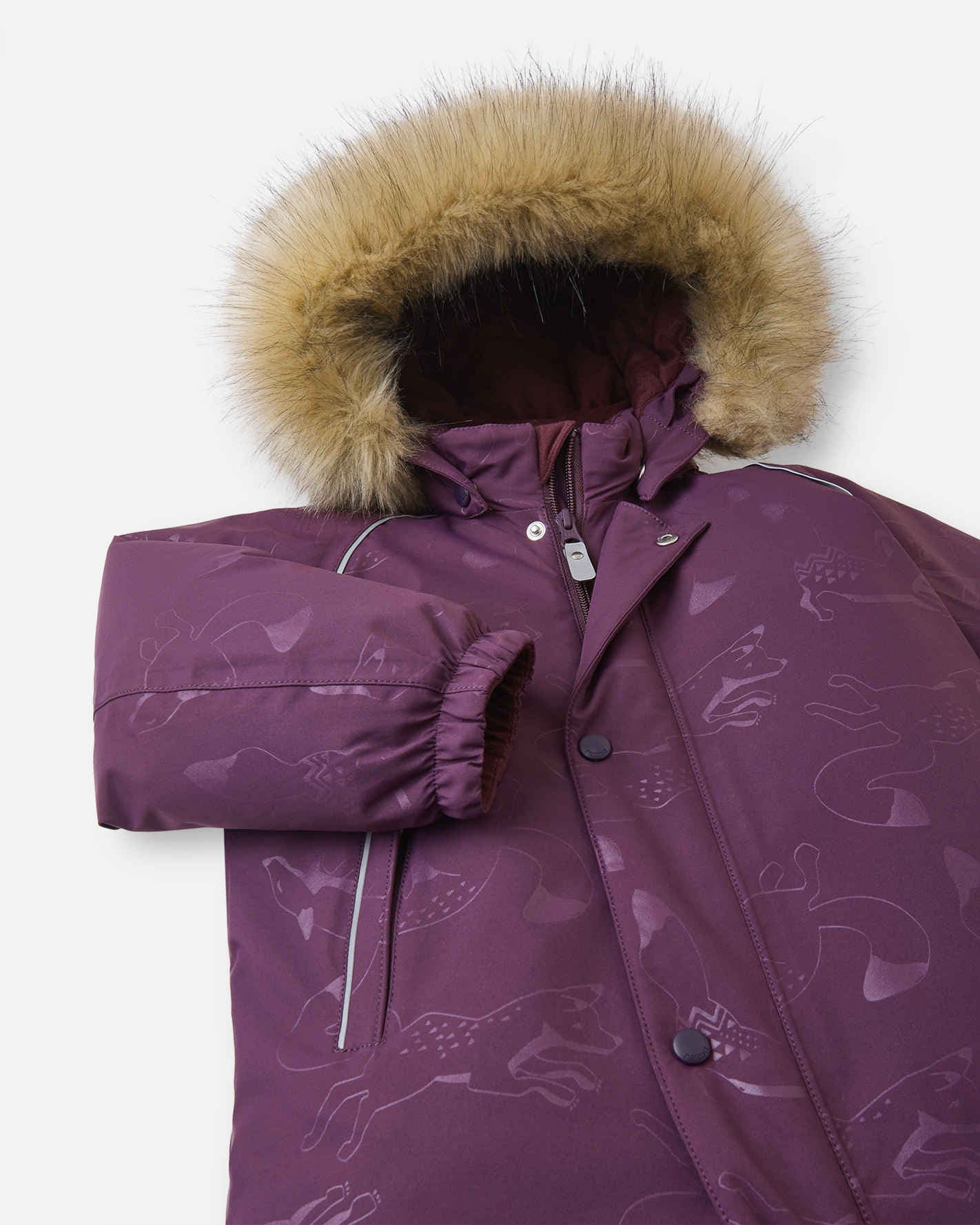 Toddlers' waterproof down snowsuit Aapua Winter
