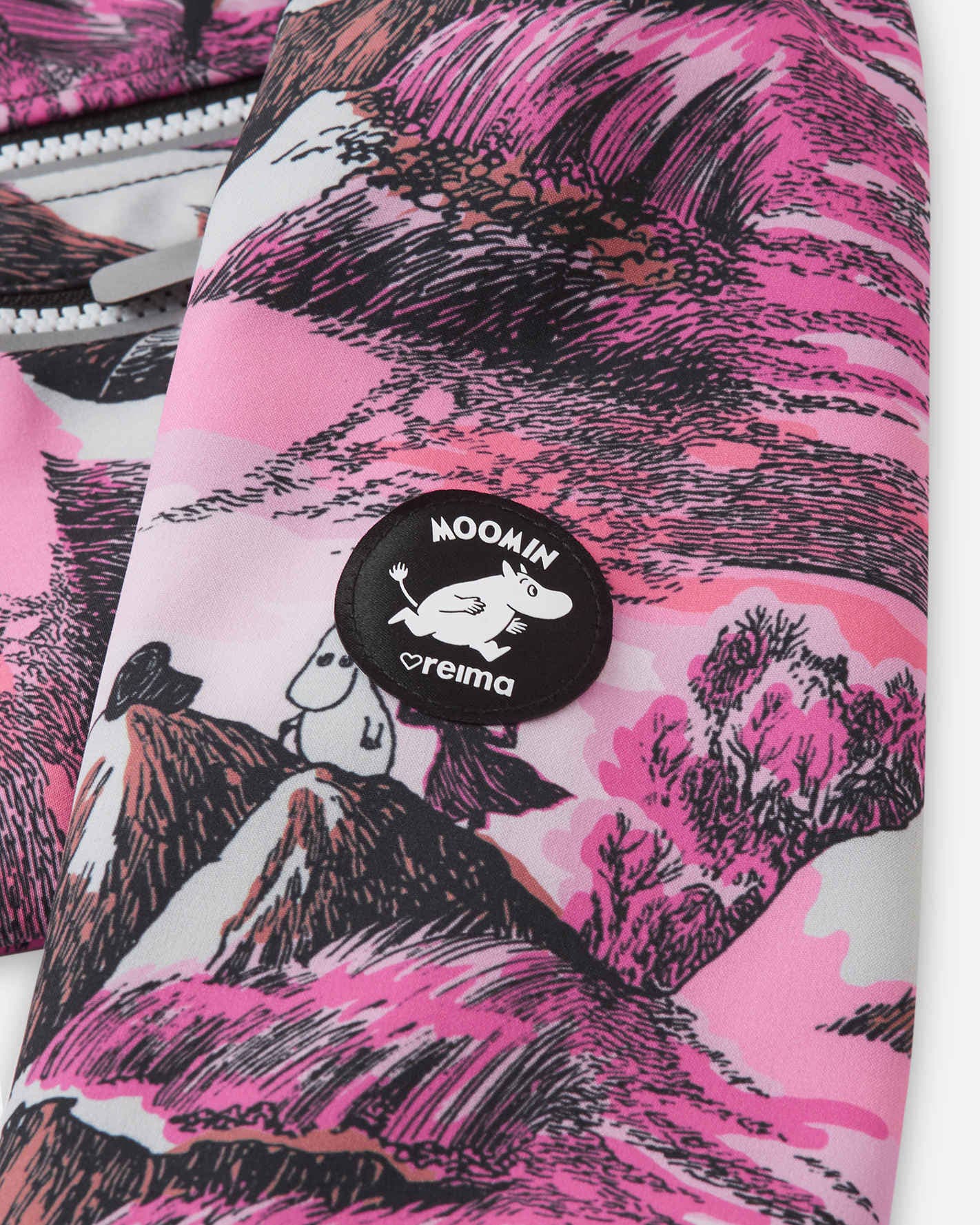 Kids' softshell jacket Moomin Vantti Outerwear