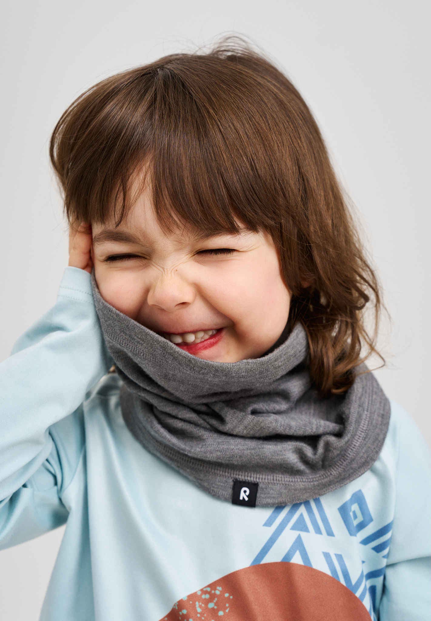 Kids' wool rube scarf Aarni Skiwear